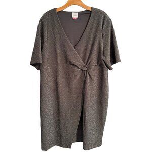 Serra Dress Size XXL Silver Stretch Women Dress